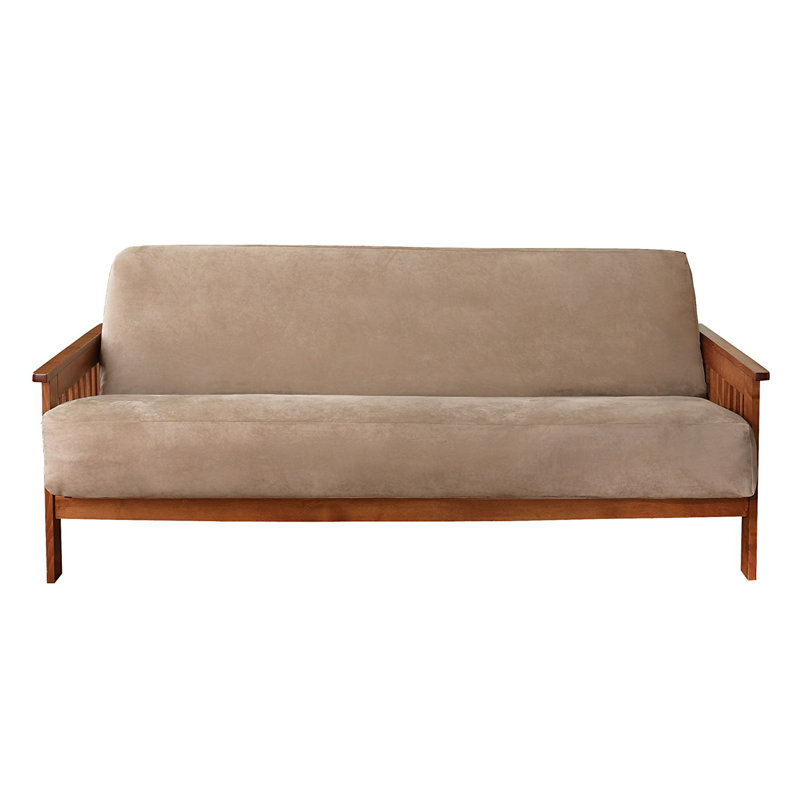 Sure Fit Soft Suede Box Cushion Futon Slipcover & Reviews Wayfair.ca
